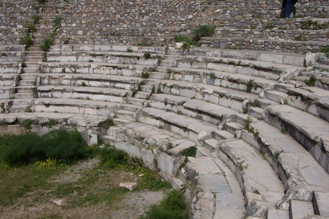Ephesus, Marble seats at the Odeon