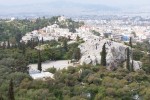 Mars hill from the gate of the Acropolis