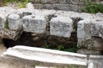 The public toilets.  These look much like the toilets in Ephesus.