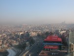 Istanbul view from hotel roof